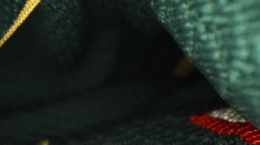 Hokey oyuncuları üniforması için kumaş detaylarının içinde hareket