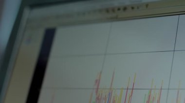 Renk grafiği monitördeki sensörlerden alınan verileri gösteriyor