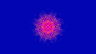 Animasyon. Noel kar taneleri hareket ediyor ve dönüyor 