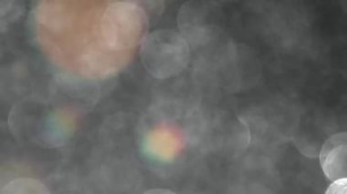 Yumuşak ışık arkaplanlı soyut şenlikli Bokeh ışıkları. Şenlikli dekorasyonlar 