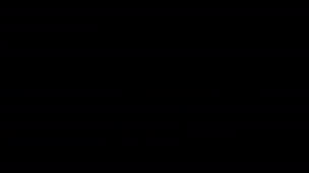 Анімовані Клацання Стрілкою Миші Кнопці Круглого Дзвінка Встановити Різними Параметрами — стокове відео