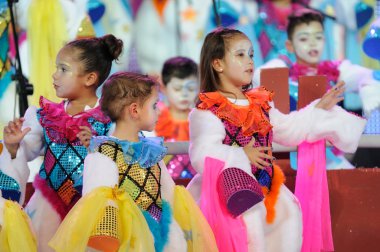 Tenerife, 23 Ocak: Karakter ve gruplar karnaval.