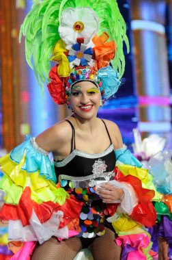 Tenerife, 7 Şubat: Karakter ve gruplar karnaval.