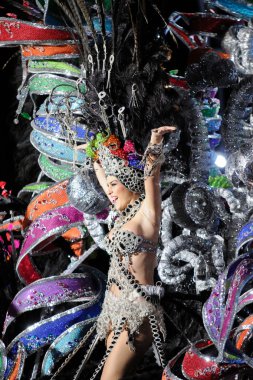 Tenerife, 11 Şubat: Karnaval Kraliçe için mükemmel seçim