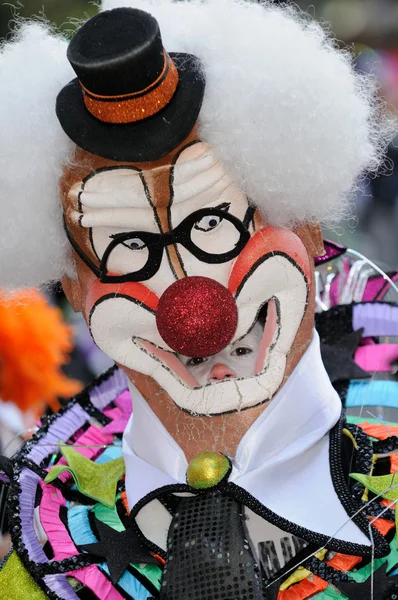 TENERIFE, FEBRUARY 17: Carnival groups and costumed characters — Stock Photo, Image