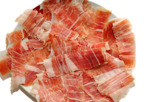 İber jambon tipik İspanyol çanak