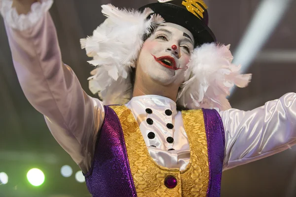 TENERIFE, JANUARY 20: Carnival groups and costumed characters