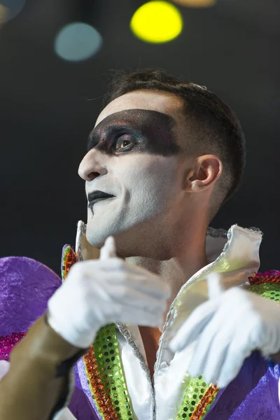 TENERIFE, JANUARY 20: Carnival groups and costumed characters — Φωτογραφία Αρχείου