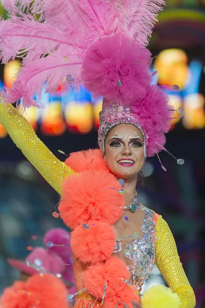 TENERIFE, JANUARY 30: Characters and Groups in The carnival. — Stock Photo, Image