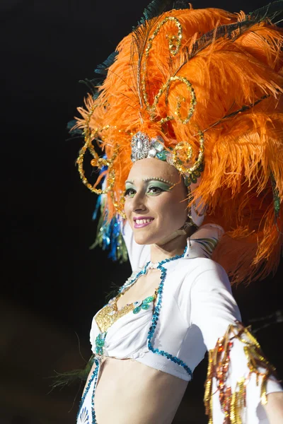TENERIFE, JANUARY 30: Characters and Groups in The carnival. — Stock Photo, Image