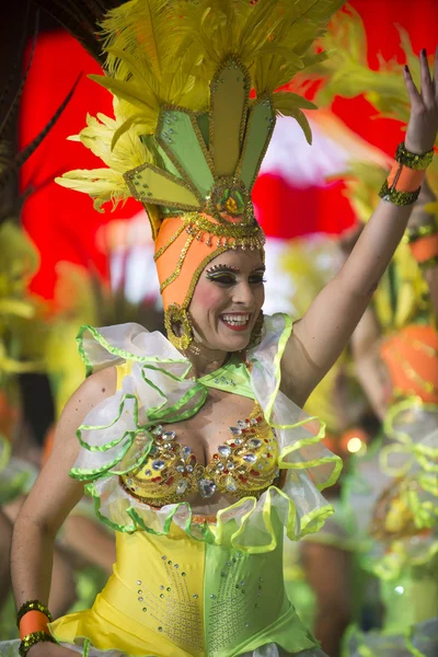 TENERIFE, JANUARY 30: Characters and Groups in The carnival. — Stock Photo, Image