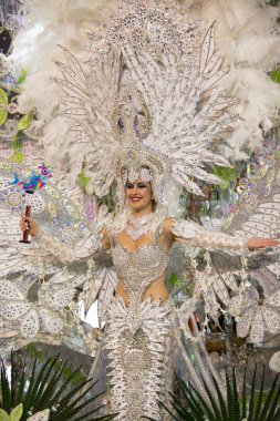 Tenerife, 3 Şubat: Büyük Gala Carn Kraliçe için tercih