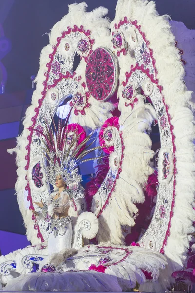 Тенерифе, 3 февраля: Большой праздничный выбора для королевы Карн — стоковое фото