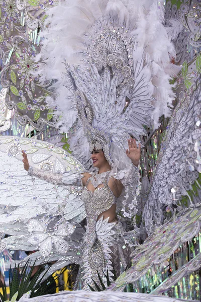 TENERIFE, FEBRUARY 9: Characters and Groups in The Carnival — Stock Photo, Image