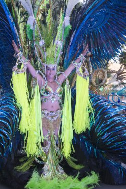 Tenerife, 9 Şubat: Karakter ve gruplar karnaval