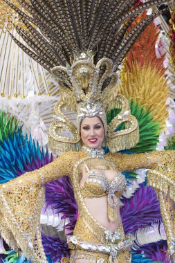 Tenerife, 9 Şubat: Karakter ve gruplar karnaval
