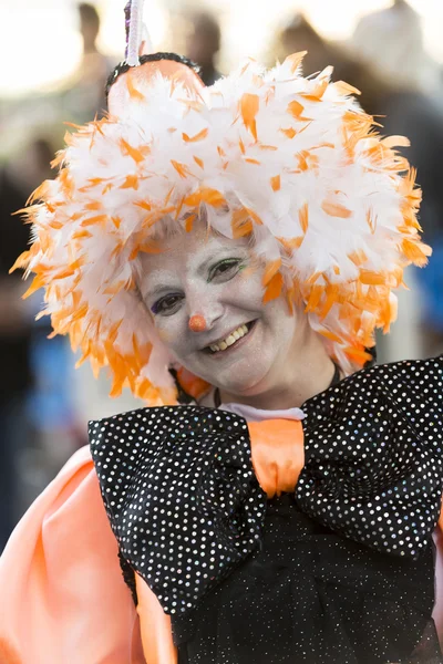 TENERIFE, FEBRUARY 9: Characters and Groups in The Carnival — Stock Photo, Image
