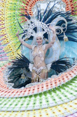 Tenerife, 9 Şubat: Karakter ve gruplar karnaval