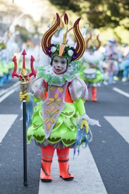 Tenerife, 9 Şubat: Karakter ve gruplar karnaval