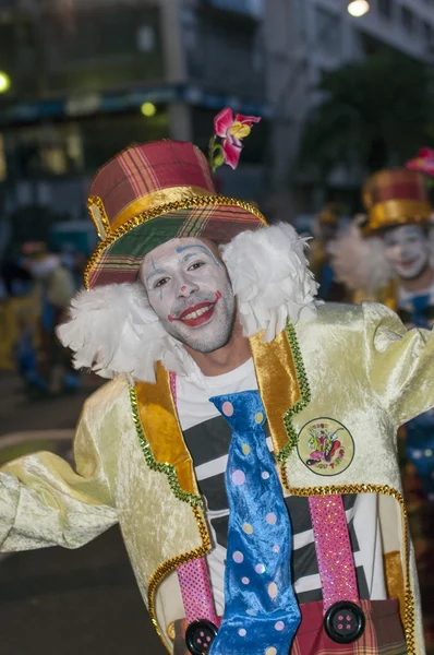 TENERIFE, FEBRUARY 9: Personaje și grupuri în Carnaval — Fotografie, imagine de stoc