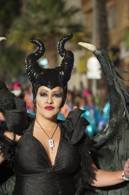 Tenerife, 9 Şubat: Karakter ve gruplar karnaval