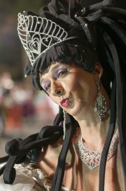 Tenerife, 9 Şubat: Karakter ve gruplar karnaval