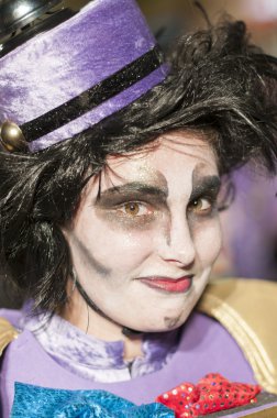 Tenerife, 9 Şubat: Karakter ve gruplar karnaval