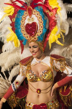 Tenerife, 9 Şubat: Karakter ve gruplar karnaval