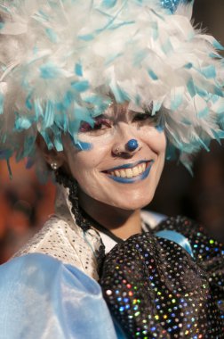 Tenerife, 9 Şubat: Karakter ve gruplar karnaval