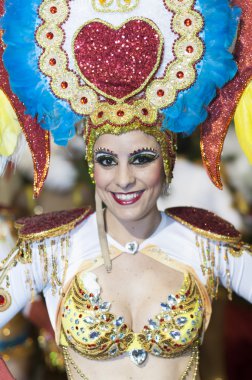 Tenerife, 9 Şubat: Karakter ve gruplar karnaval