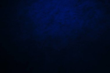 Koyu, bulanık, basit arkaplan, mavi soyut arkaplan gradyanı, stüdyo ışığı bulanıklığı.