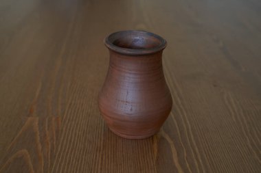 Seramik, kendi ellerinle seramik ürün kupası, çömlekçi çarkında yapılır, kil..