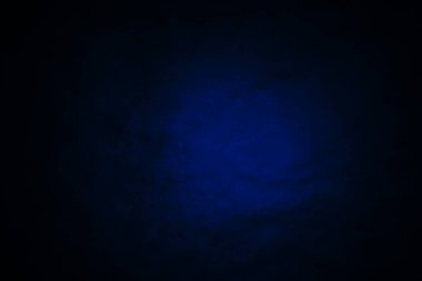 Koyu, bulanık, basit arkaplan, mavi soyut arkaplan gradyanı, stüdyo ışığı bulanıklığı.