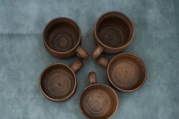 Keramika Keramický Výrobek Vyrobený Vlastníma Rukama Vyrobený Hrnčířském Kole Džbánu — Stock fotografie