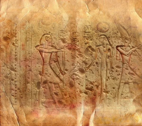 Ägyptische Hieroglyphen — Stockfoto