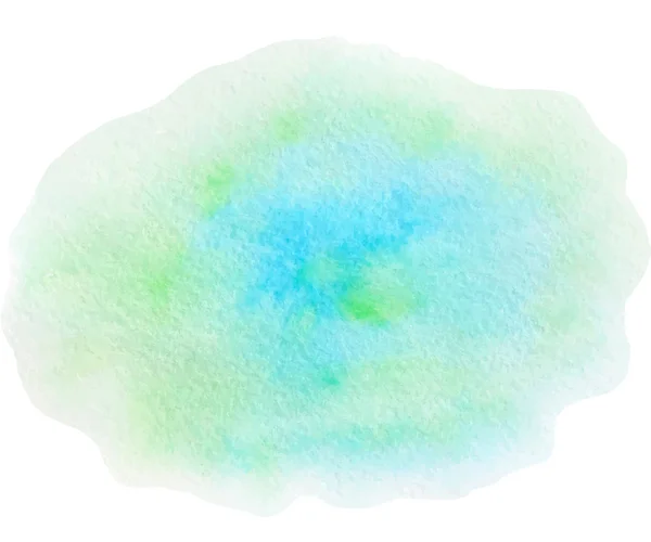 绿色和蓝色的水彩背景 — 图库矢量图片