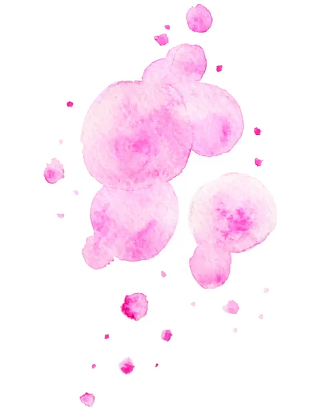 Rosa Aquarell Hintergrund — Stockvektor