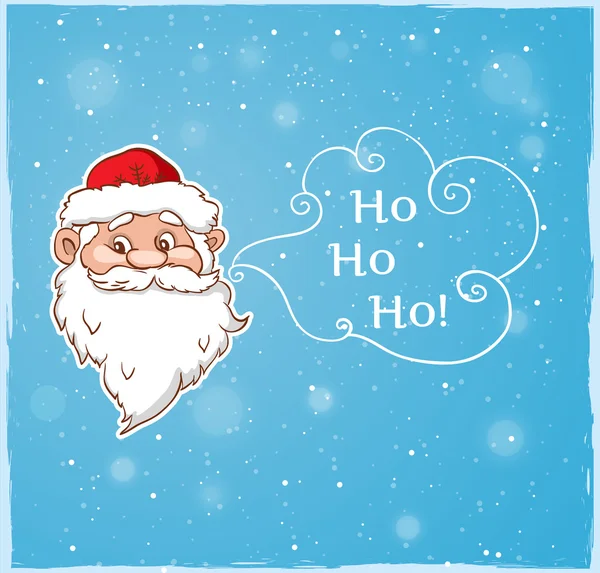 Achtergrond met santa claus — Stockvector