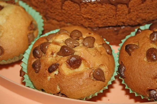 Bolo de esponja — Fotografia de Stock