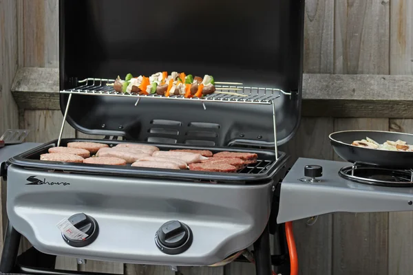 Grillen im Freien — Stockfoto