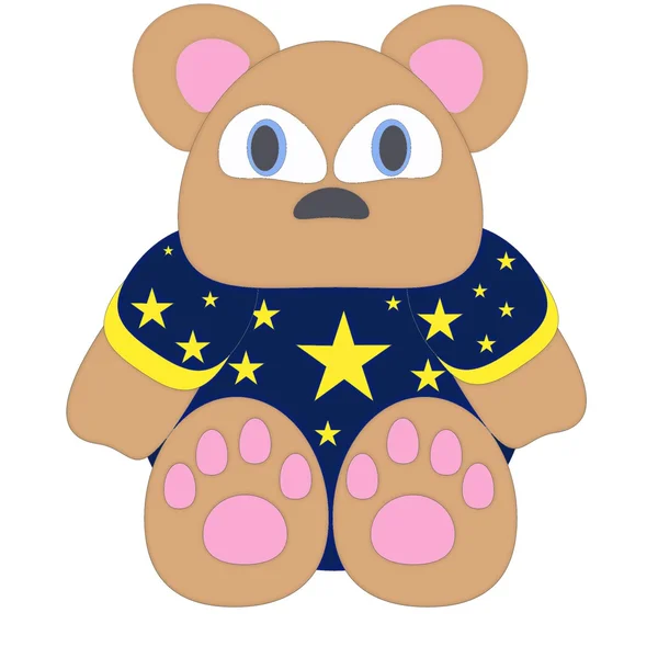 Teddy bear illustration — Stock Photo, Image