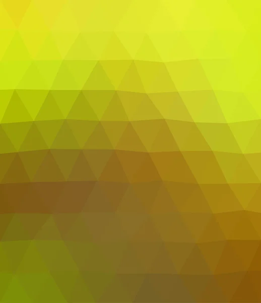 Absztrakt geometriai háttérrel, sárga és barna — Stock Vector