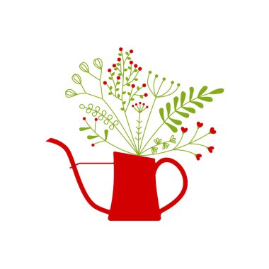 Sulama kutusunda güzel bir buket