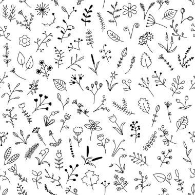 Güzel çiçeklerle kusursuz desen