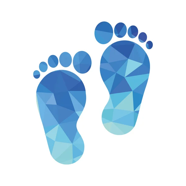 Sole of the foot icon — Stock Vector