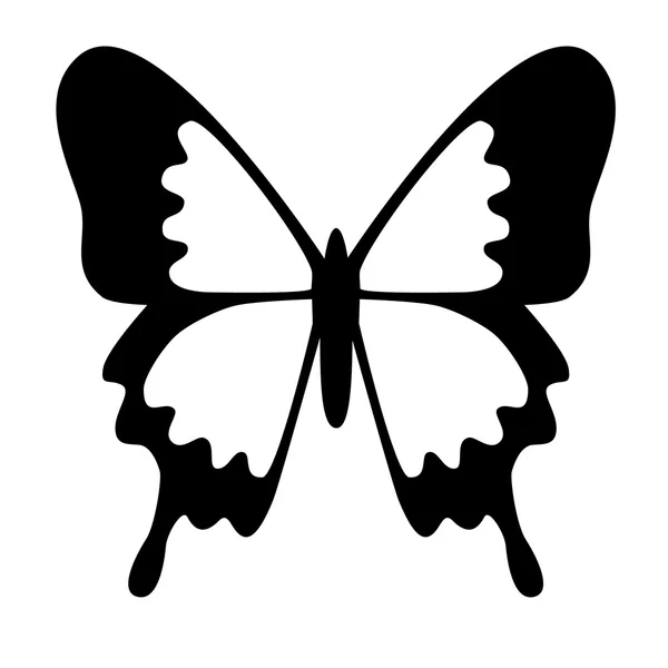 Papillon bleu de montagne — Image vectorielle
