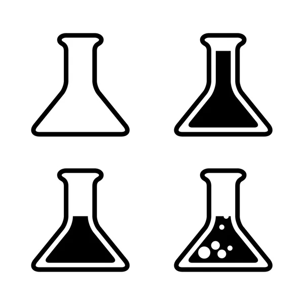 Ícones de tubo de ensaio —  Vetores de Stock