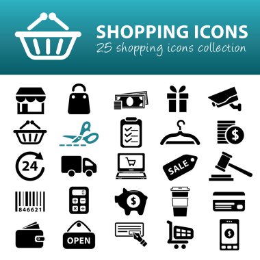 alışveriş simgeleri