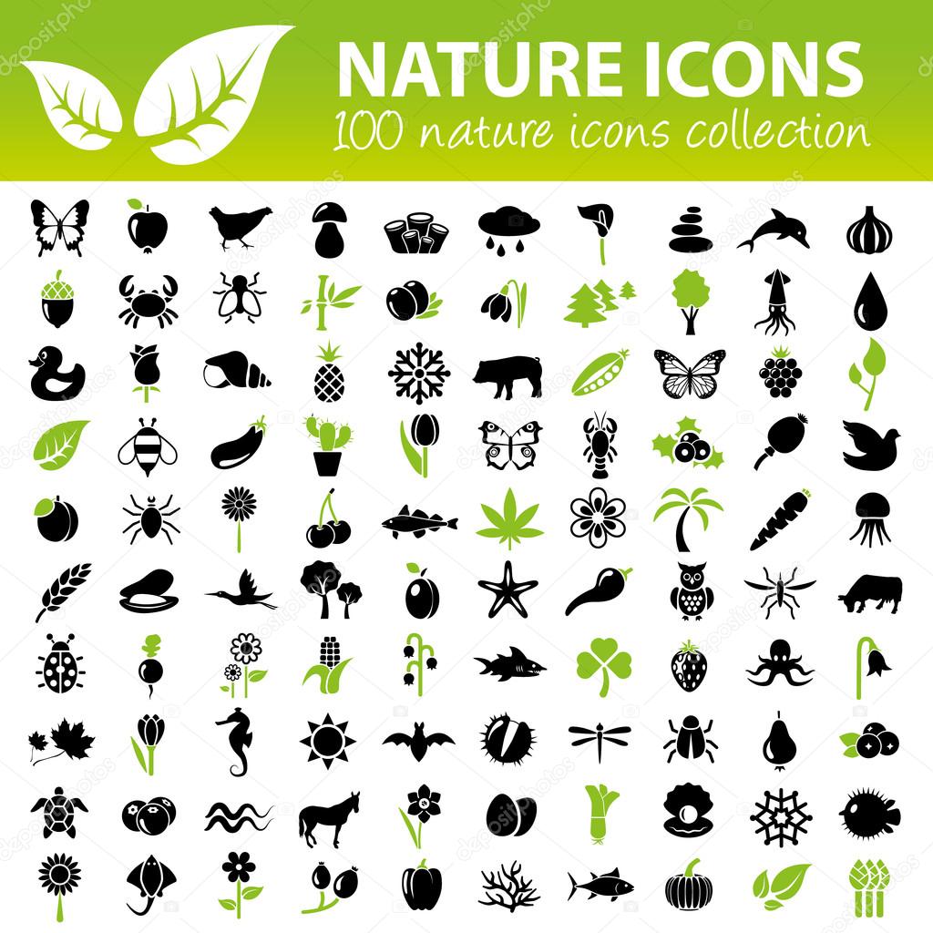 nature icons collection