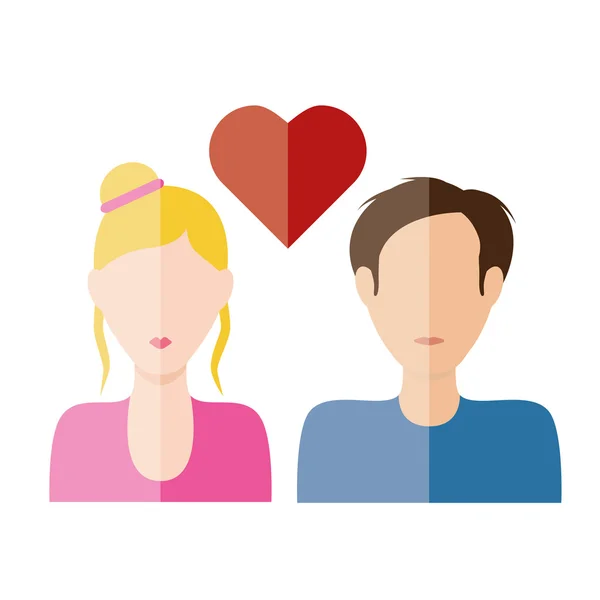 Couple in love — Stock Vector